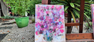 Floral Abundance 25 x 20 x 1.5 CM SOLD SOLD SOLD