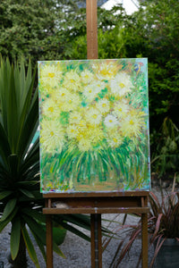 Floral Explosion (60 x 50 x 2CM) SOLD
