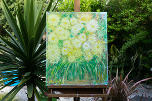 Floral Explosion (60 x 50 x 2CM) SOLD