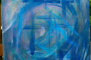 Ocean Energy (79 x 33 x 5 cm)