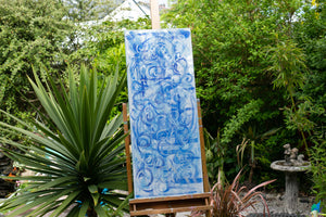 Swirling Waves(100 x 40 x 3 CM)