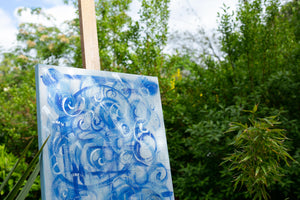 Swirling Waves(100 x 40 x 3 CM)