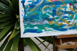 Natures Abundance (90 x 90 x 3.5CM)SOLD