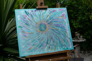 Wheels of Eternal Energy (60 x 50 x 2 CM) SOLD