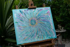 Wheels of Eternal Energy (60 x 50 x 2 CM) SOLD