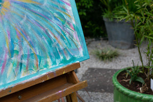 Wheels of Eternal Energy (60 x 50 x 2 CM) SOLD