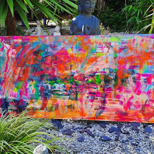 Florescent Vibes 100CM X 50CM