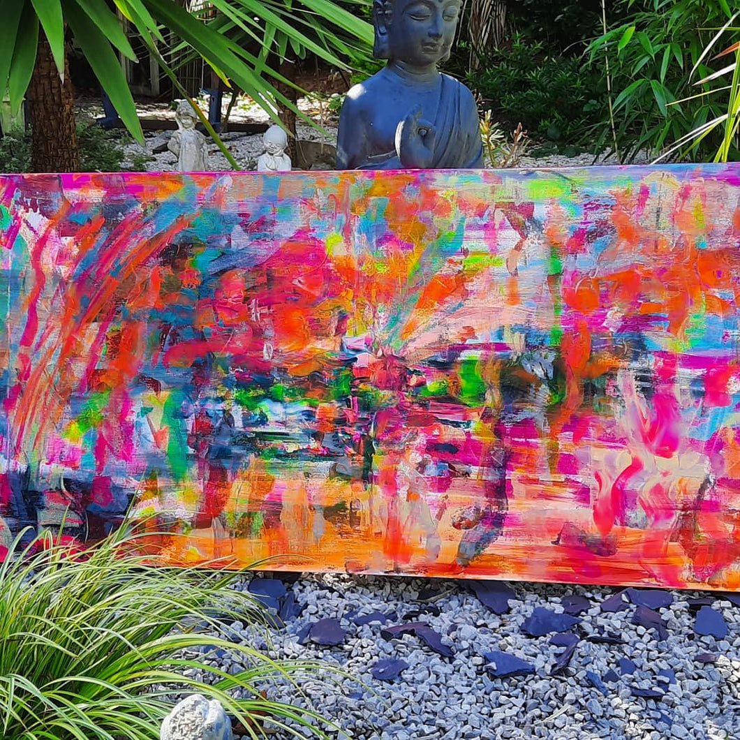 Florescent Vibes 100CM X 50CM