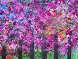 Fleur of the Forest (76.9 x 56.8cm x 4cm)  SOLD
